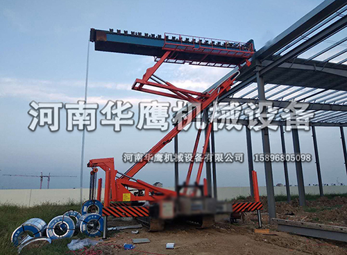 广州履带式举升23米高空制瓦车一台